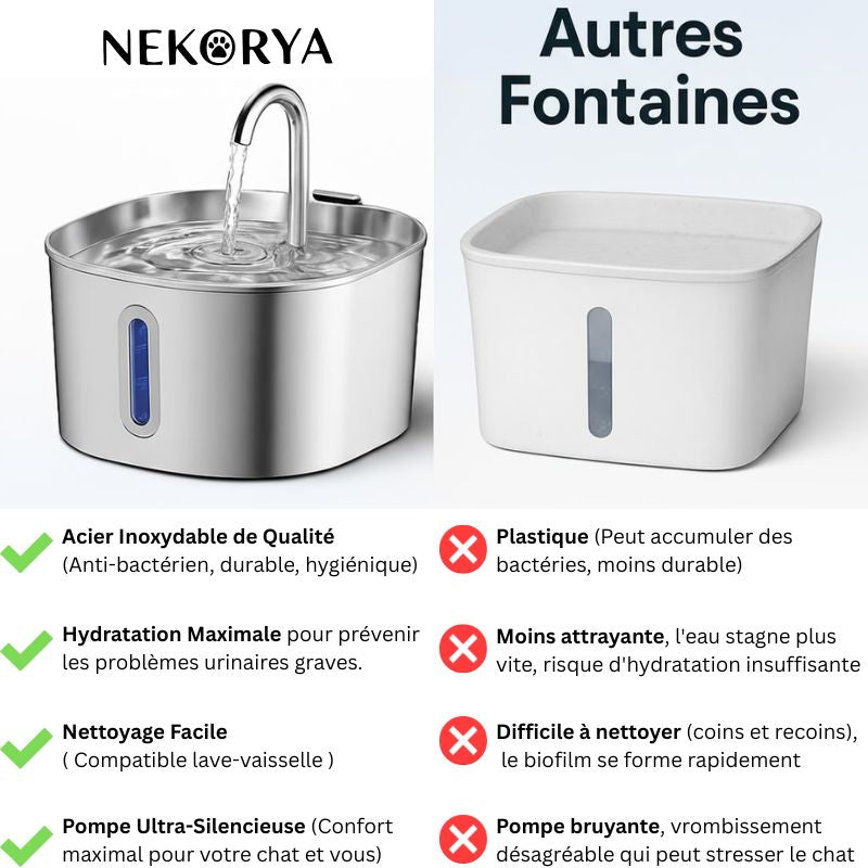 Fontaine à eau filtrée Nekorya